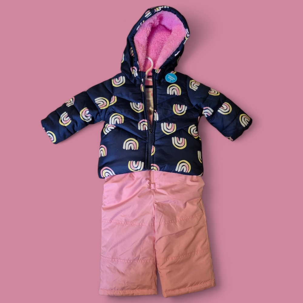 Carters 2 Piece Snow Suit | Girls Size 12 Months | NWT!